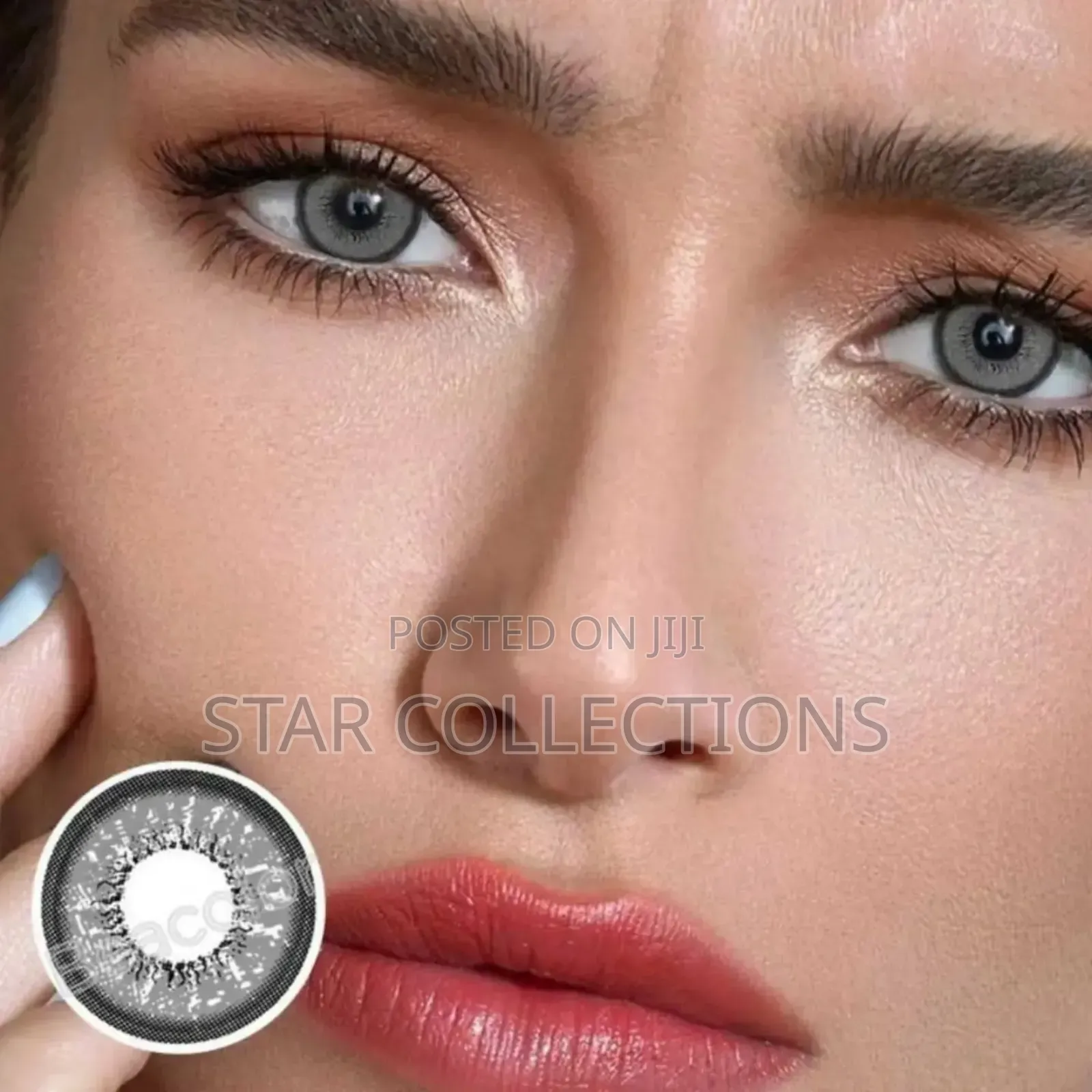 Light Gray Halloween Contact Lens