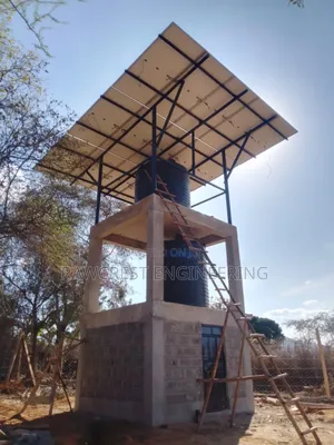 Solar Structure And Solar Water Pump Installation