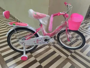Bike Size 20" With Adjustable Seats And Training Wheels For Kids