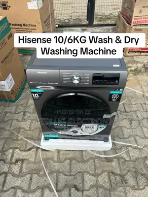 Hisense Front Load 10kg Wash, 6kg Dry Washing Machine