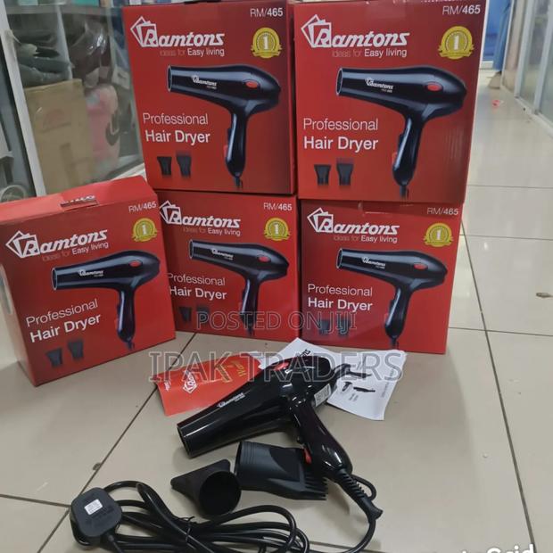Ramtons Black Hair Dryer- Rm/465 - main view