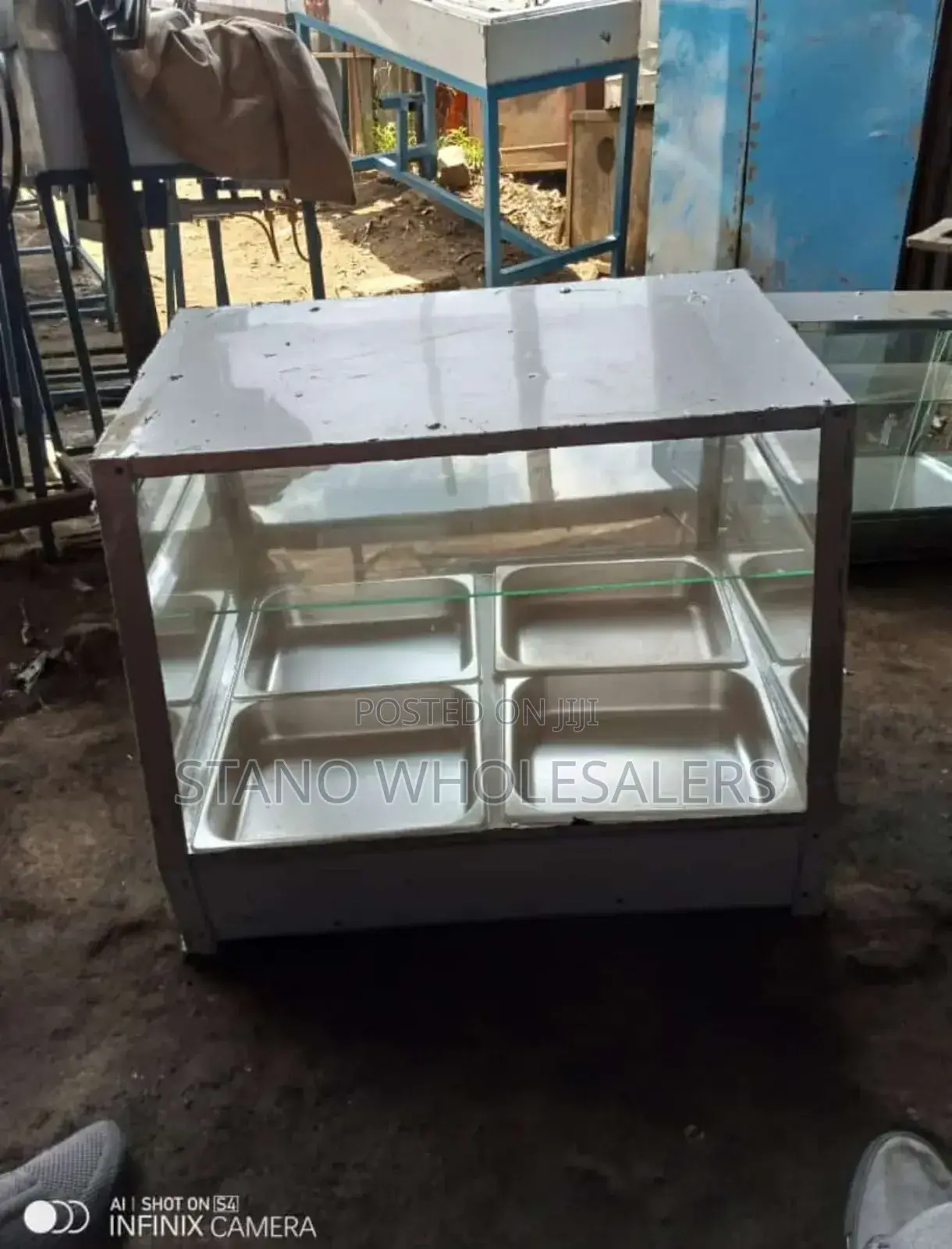 Glass Portable Electronic Chips Warmer