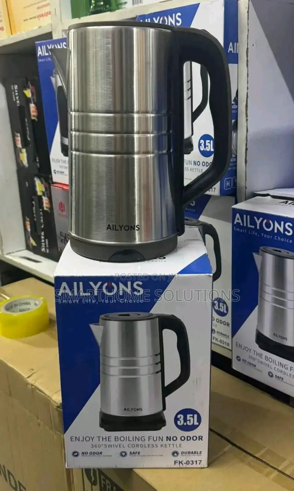Ailyons Fk-0317 Stainless Steel 3.5l Electric Kettle