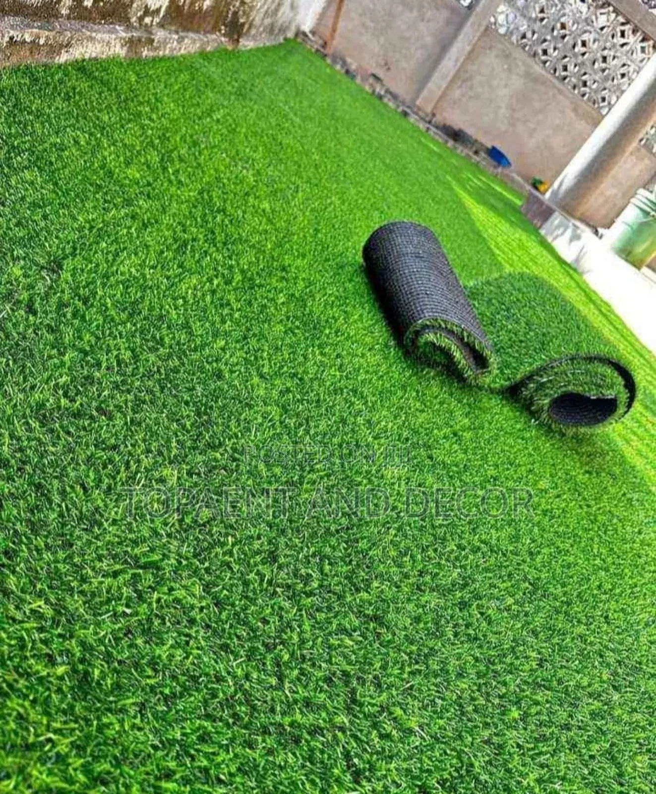 Artificial Grass Mat Soft and Lush Texture