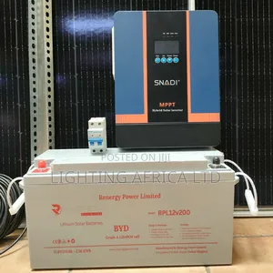 Boma Yetu 2kva Hybrid Inverter - (2)575w Solar Panels - 200ah Lithium