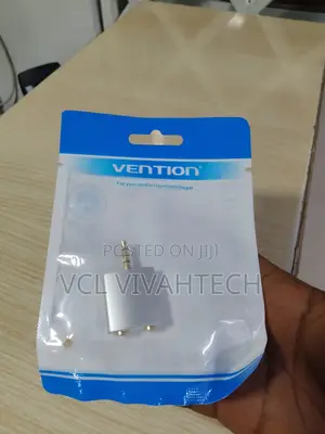 Vention 4 Pole 3.5mm Male to 2*3.5mm Female Converter
