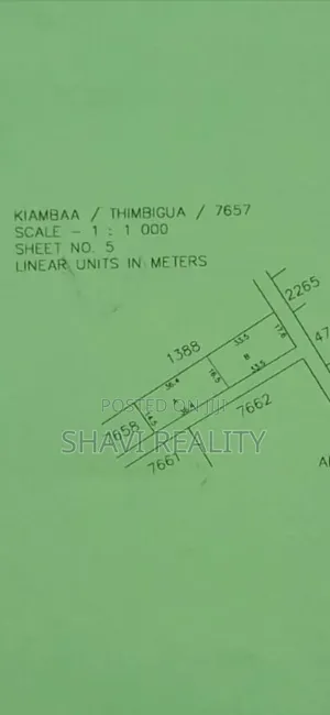 Prime Plots 1/8acre for Sale Banana Town (Karuri, Kiambaa/Thimbigua)