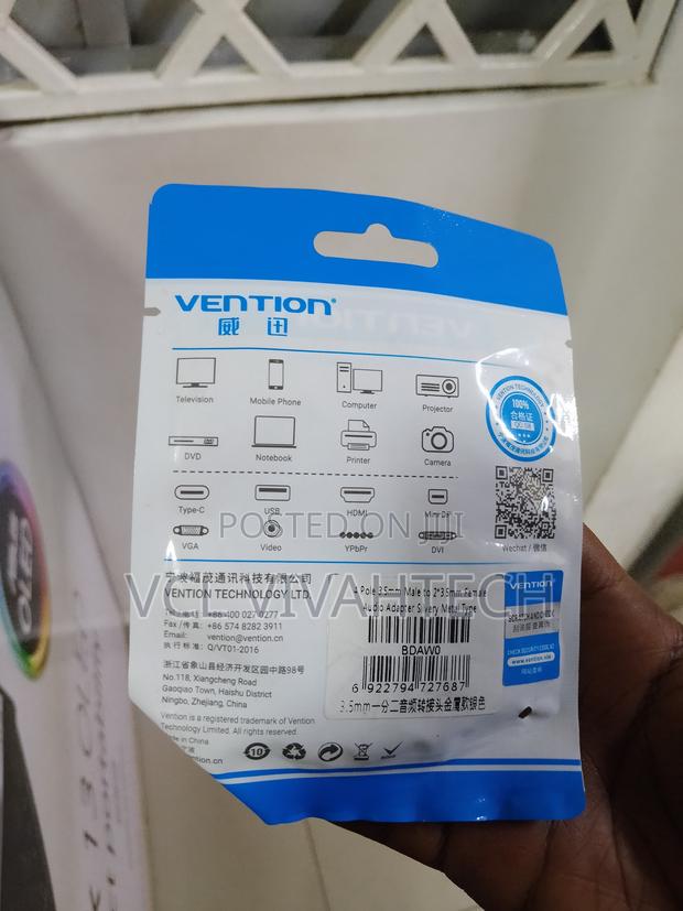 Vention 3.5mm Male to 3.5mm Female(Two Female) Converter