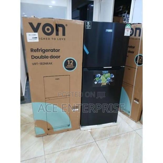 Von 181l Double Door Refrigerator Total No Frost
