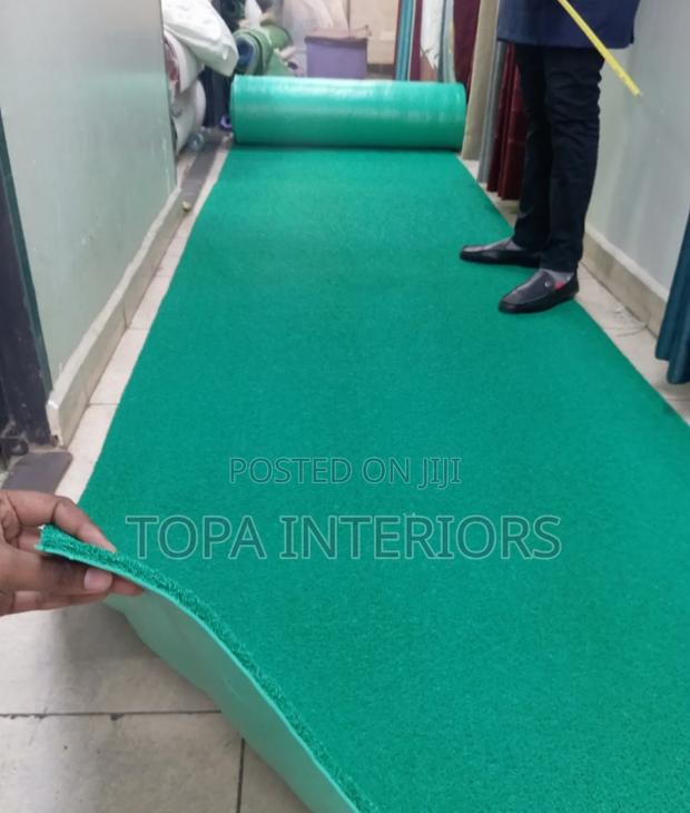 Turquoise Green PVC Spaghetti Antislip Rubber Coil Mats Runners