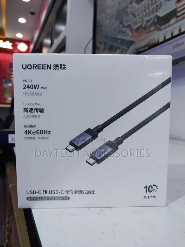 Ugreen Usb-C to Usb-C Pd Fast Charging Cable 240w. - thumbnail 2