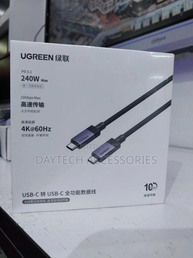 Ugreen Usb C to Usb C 3.1 Gen2 Cable 240w Fast Charging - thumbnail 2