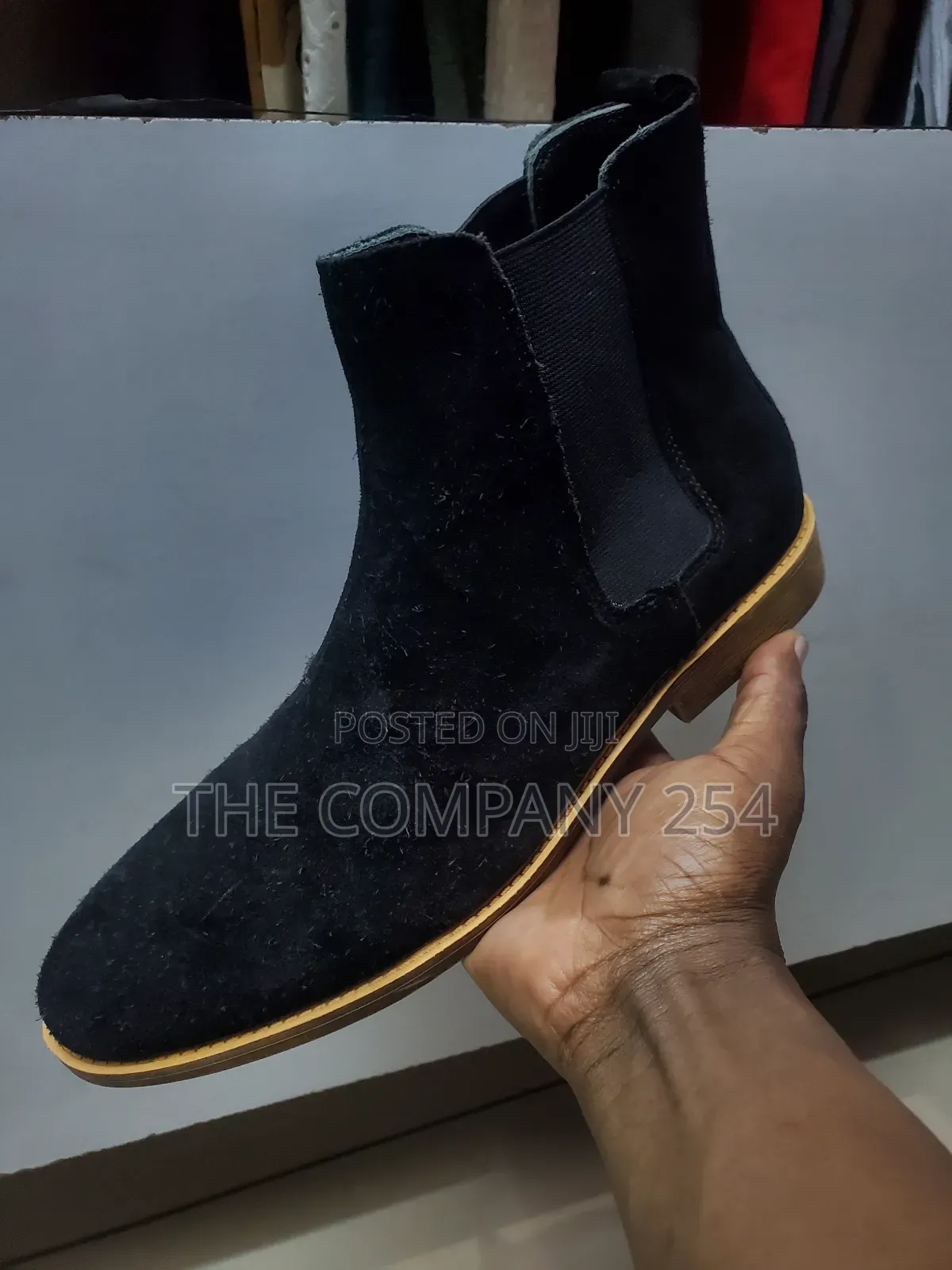 Quality Leather Handmade Sued Chelsea Boots