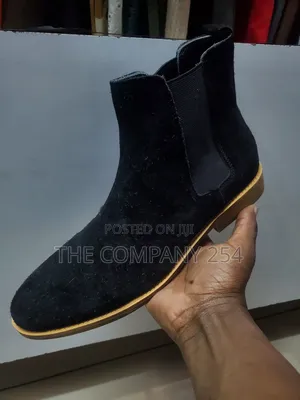 Quality Leather Handmade Sued Chelsea Boots