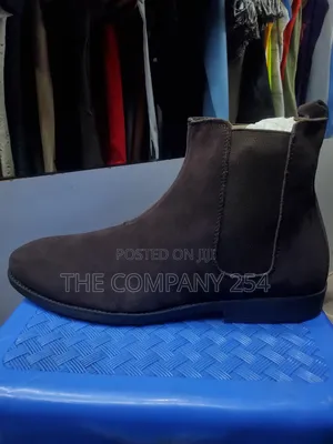 Quality Leather Handmade Sued Chelsea Boots