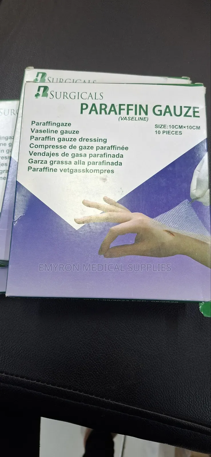 Paraffin Gauze(10*10)10 Pieces