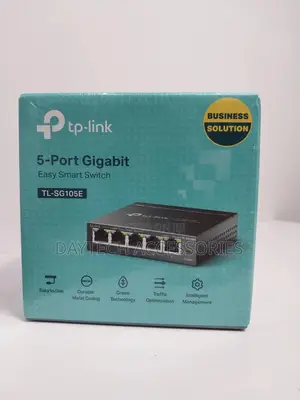 Tp-Link Tl-Sg105e 5-Port Gigabit Easy Smart Switch.