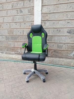 Green Gaming Office Chair - thumbnail 2