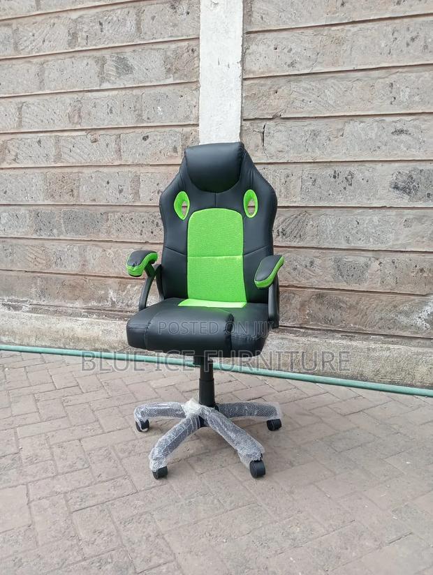 Green Gaming Office Chair - main view