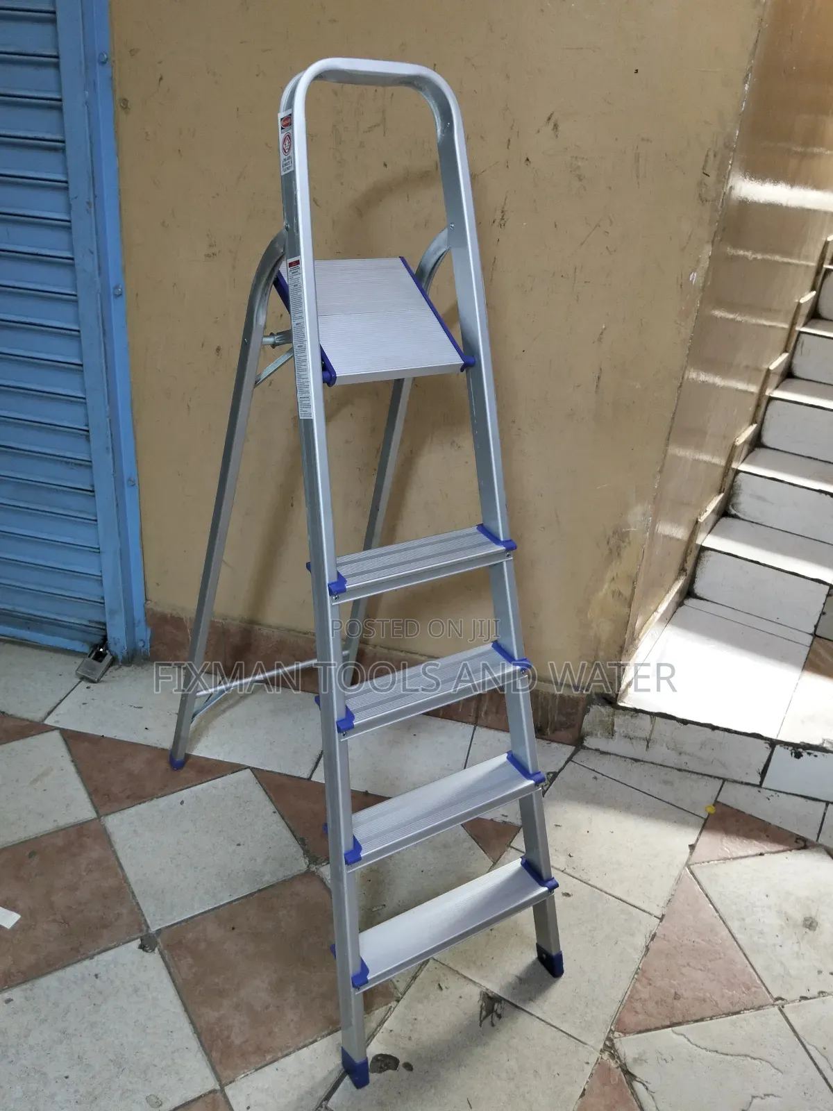 Aluminum Step Ladder 5 Step Upto 150 Kg