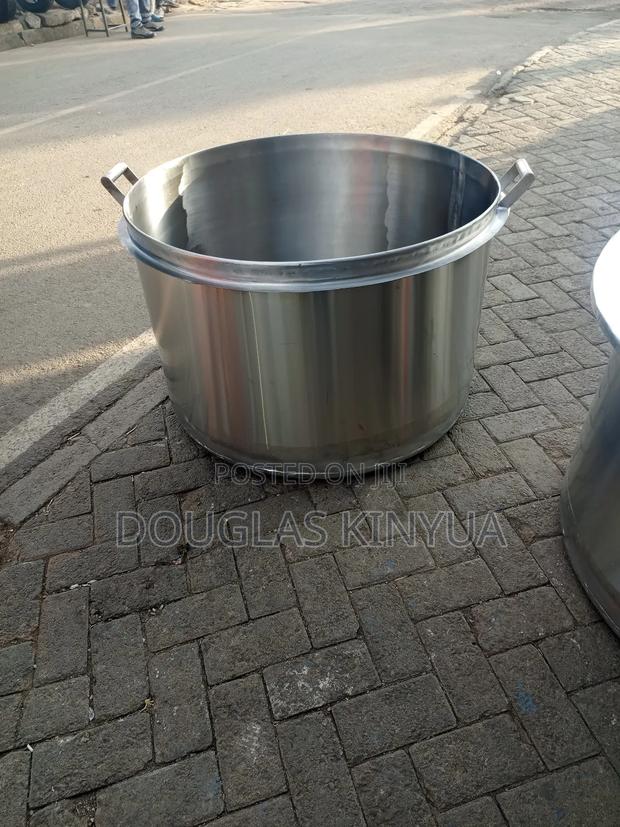 Stainless Steel Commercial Energy Saving Jiko 400ltrs
