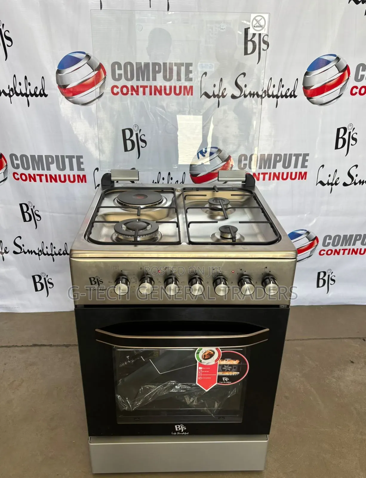 Bjs Epic 3gas+1hotplate 60*60 Standing Cooker