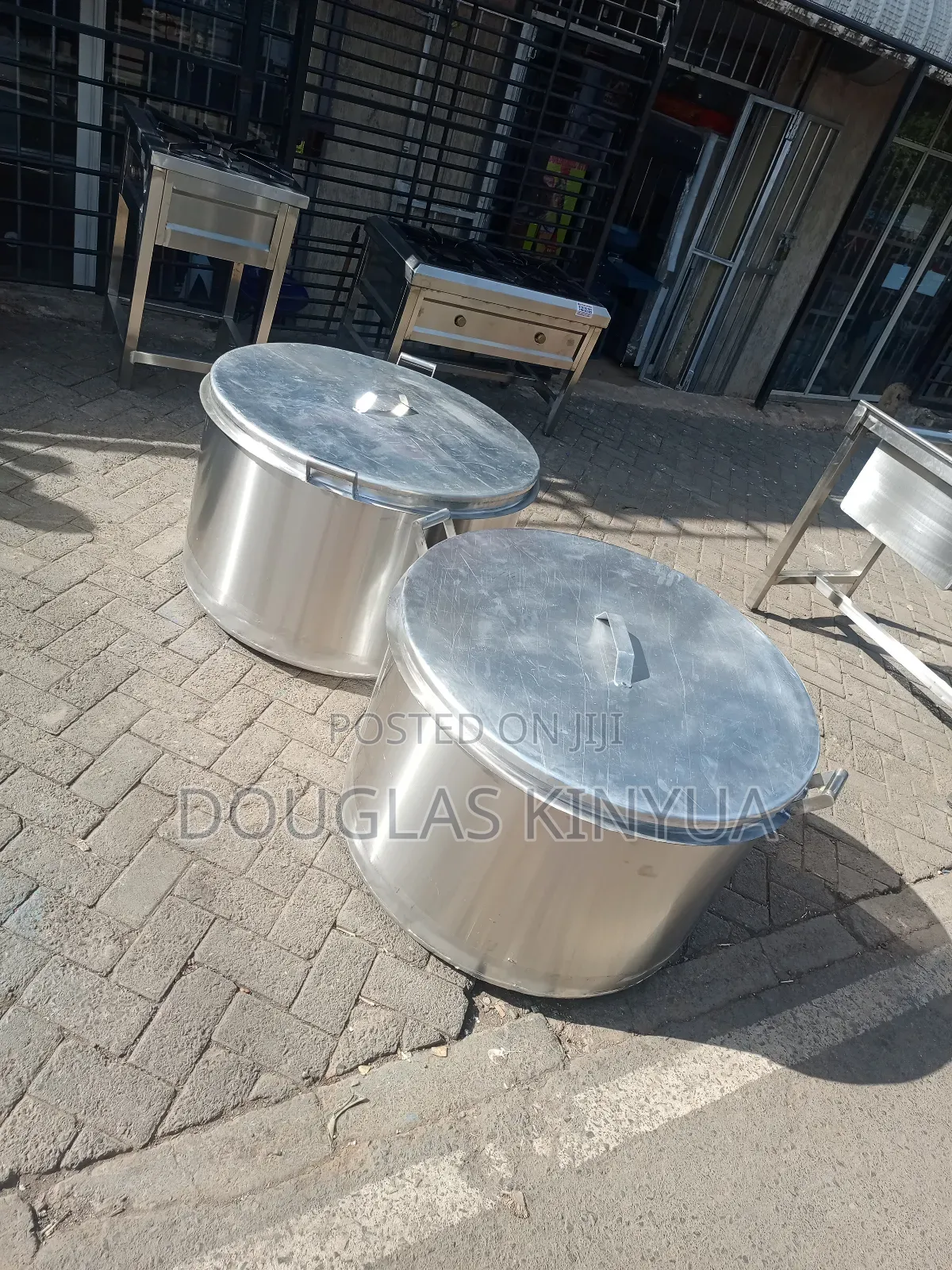 Stainless Steel Commercial Energy Saving Jiko 500ltrs Sufuria