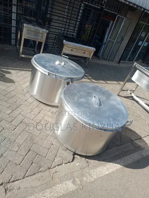 Stainless Steel Commercial Energy Saving Jiko 500ltrs Sufuria