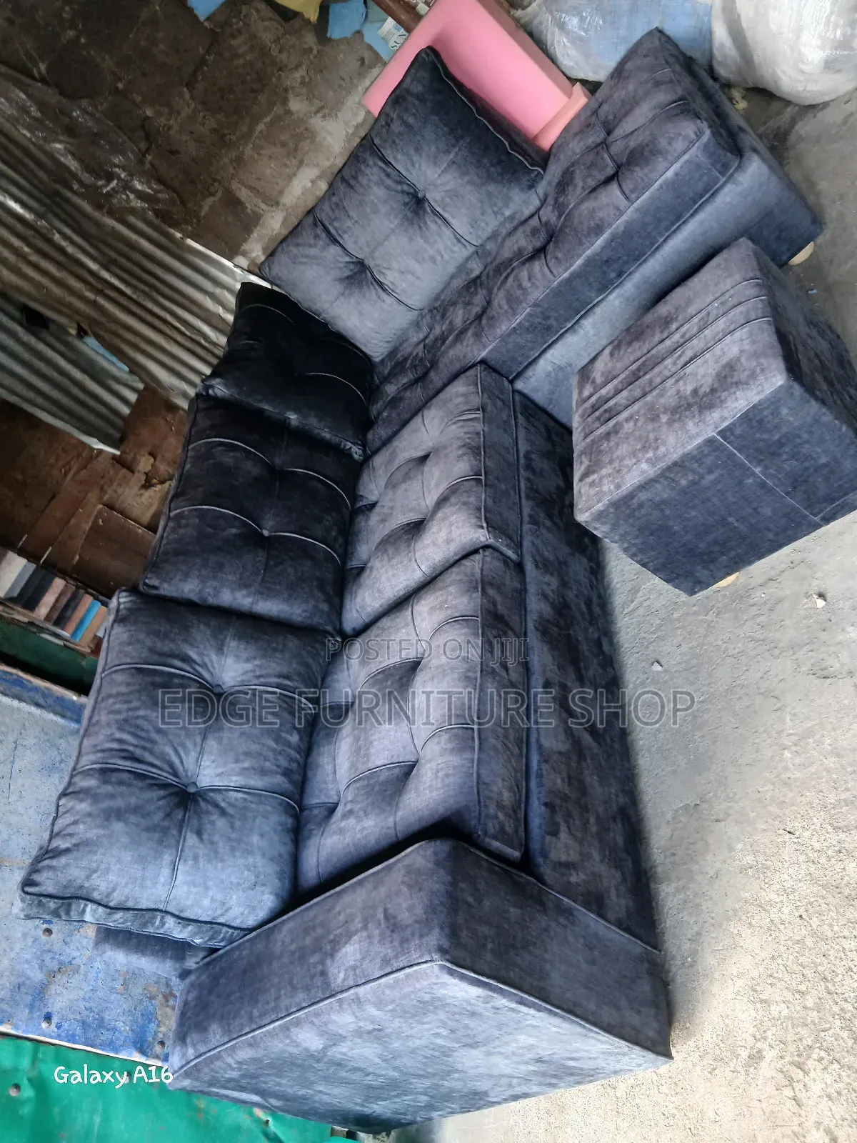 Dark Grey 6seater Corner Seat Available for Sale