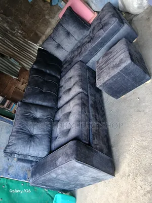 Dark Grey 6seater Corner Seat Available for Sale