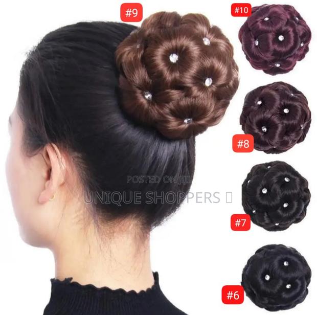 Hair Buns - With Beads* - thumbnail 2