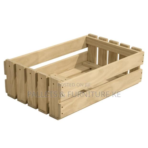 Stylish Wooden Crate - main view