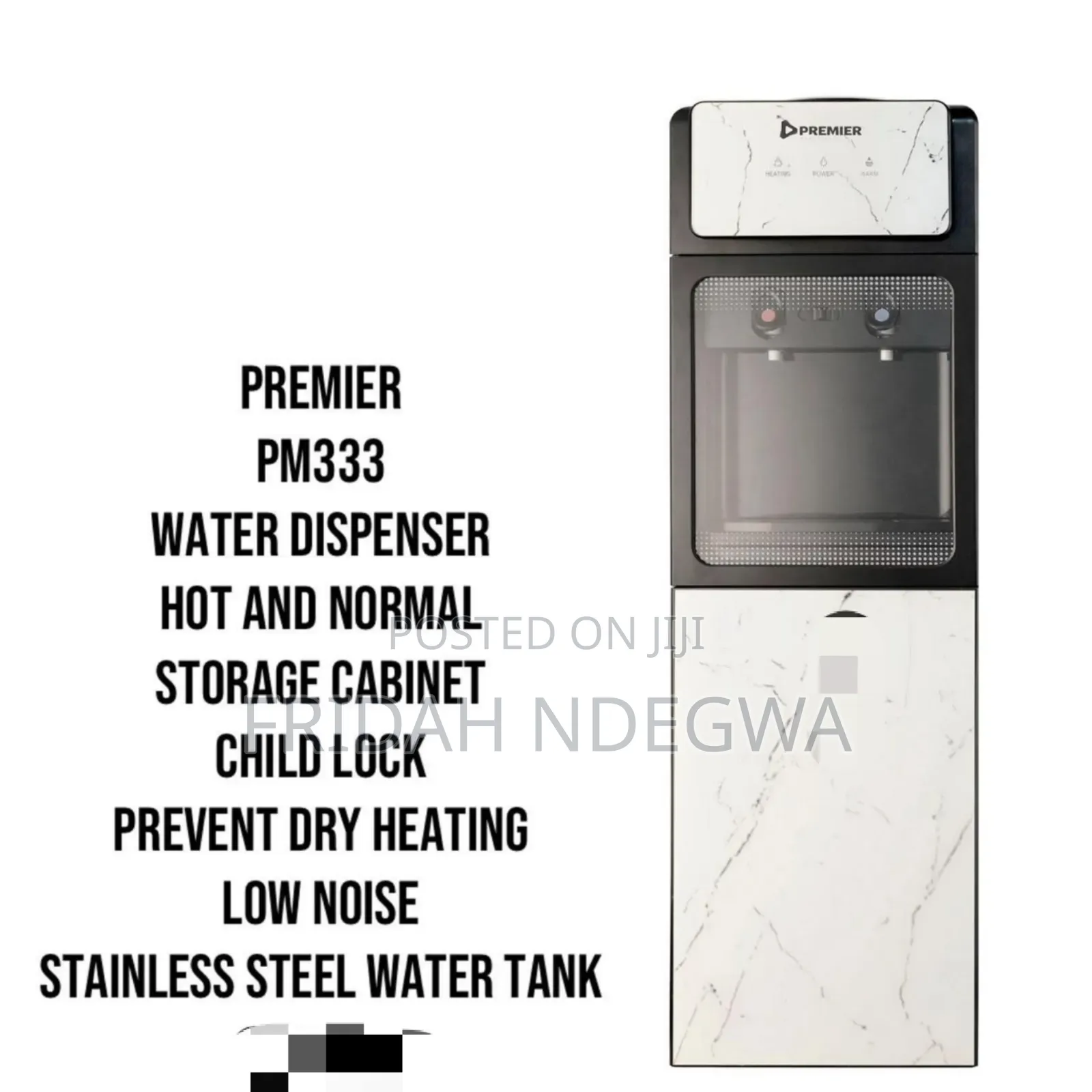 Premier Pm333 Water Dispenser Hot and Normal