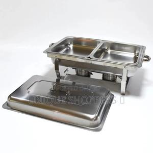 Double Foldable Stainless Steel Chaffing Dishes - thumbnail 2