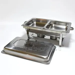 Double Foldable Stainless Steel Chaffing Dishes