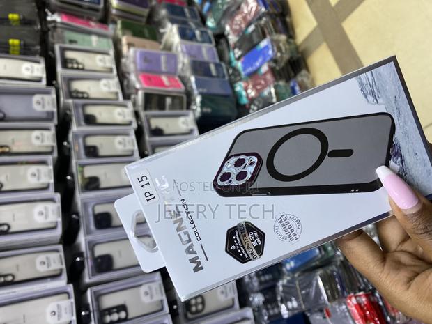 Supfine for iPhone 15 Transluscent Case Compatible With Magsafe - thumbnail 3