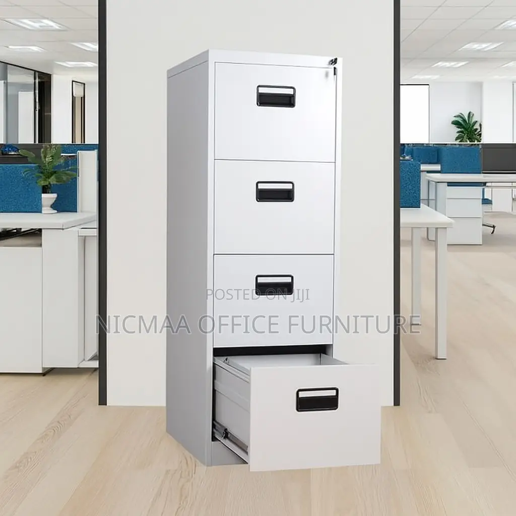 4-Drawer Secure Storage for Organized Workspaces Filling Cabinet