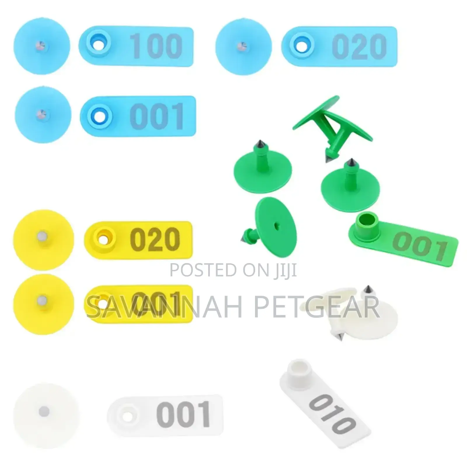 Laser Lettering Goat, Sheep Identification Mark Ear Tags