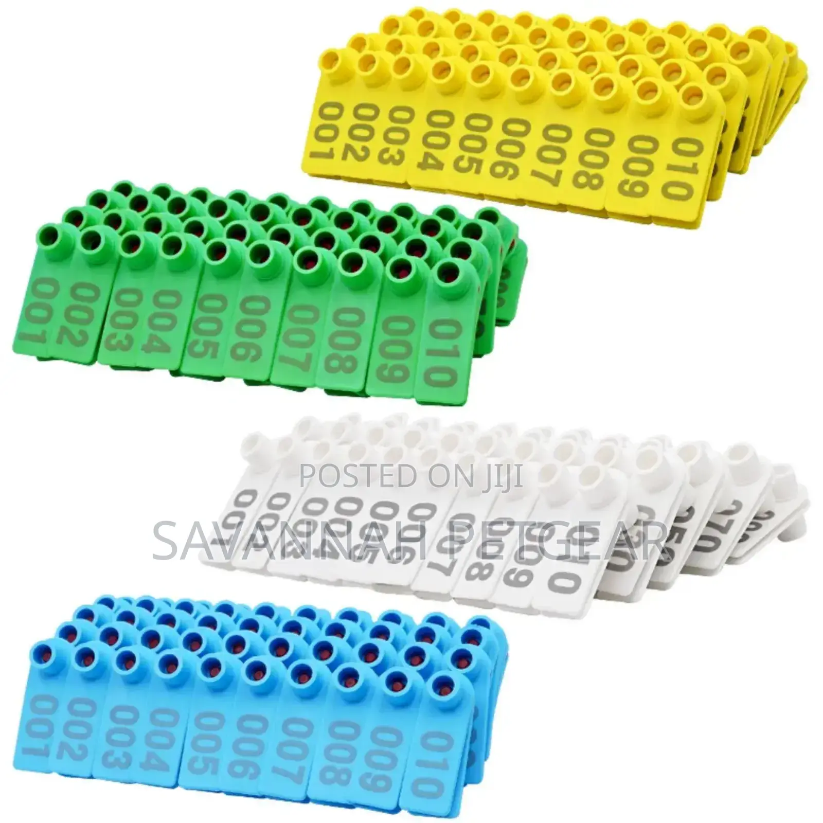 Laser Lettering Goat, Sheep Identification Mark Ear Tags