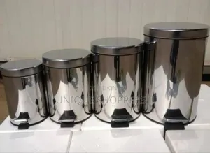 12ltr Stainless Steel Pedal Dustbin With Plastic Inner Bucket