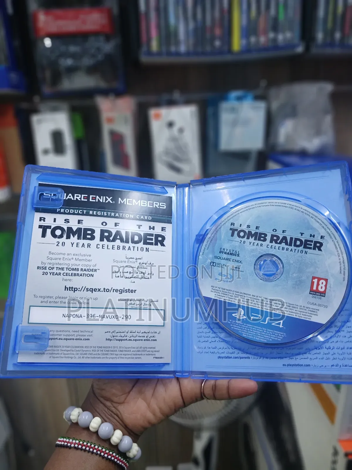 Rise Of The Tomb Raider 20th Celebration Ps4 Used Game