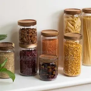 Glass Container With Lids