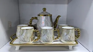 8pc Ceramic Coffee/Tea Set