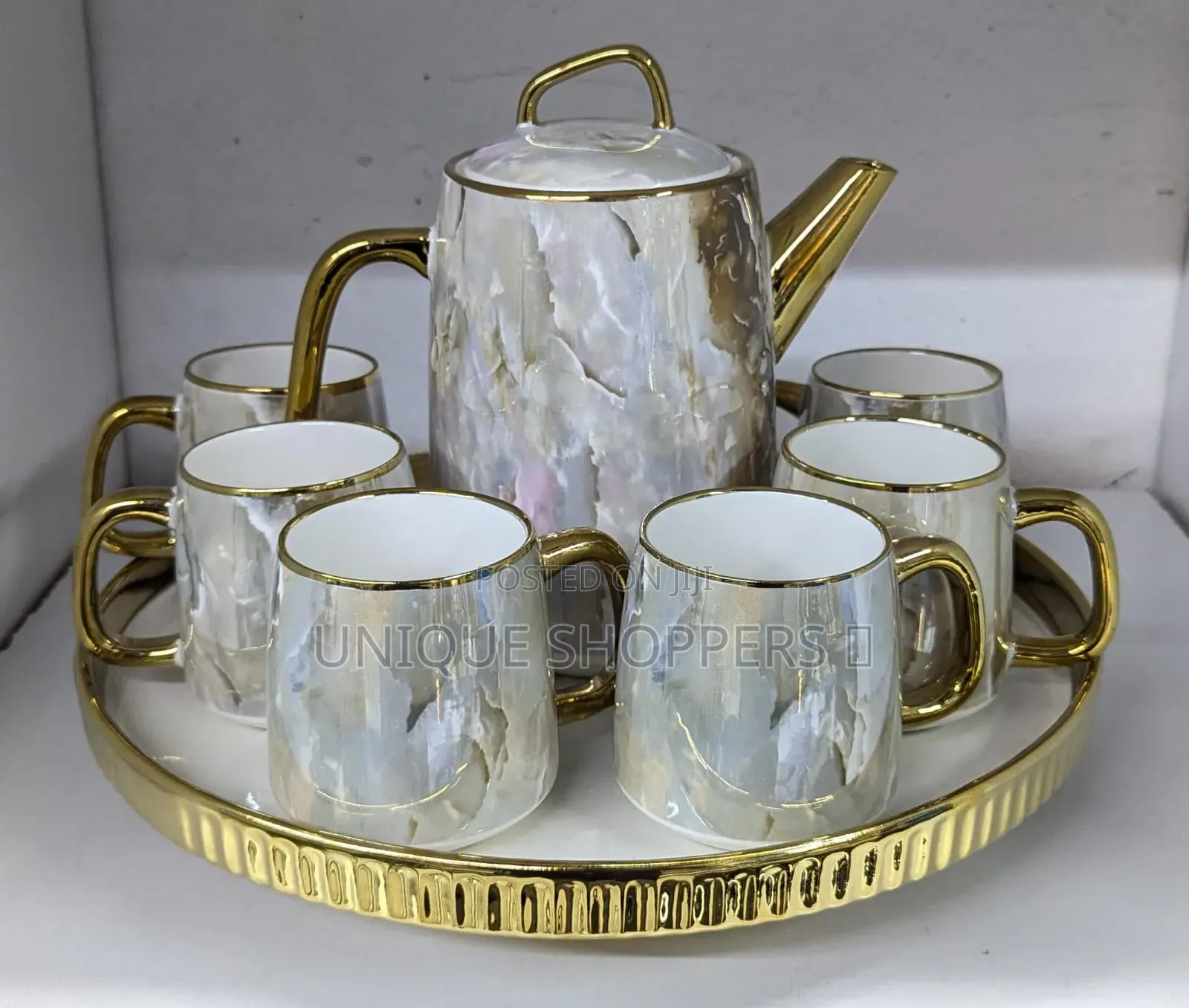 8pc Ceramic Coffee/Tea Set