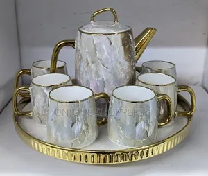 8pc Ceramic Coffee/Tea Set