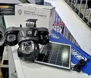 V380 4g Triple Lens Solar PTZ Solar Powered Outdoor Simcard Camera