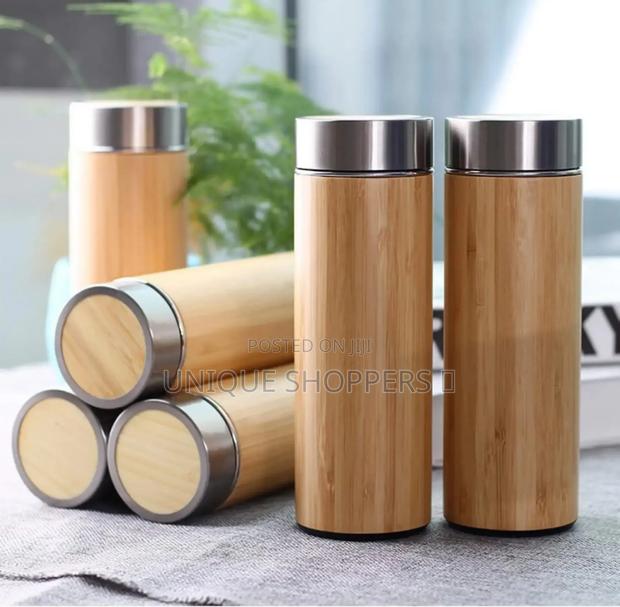Double Wall Stainless Steel Bamboo Vacuum Flask Now Available: