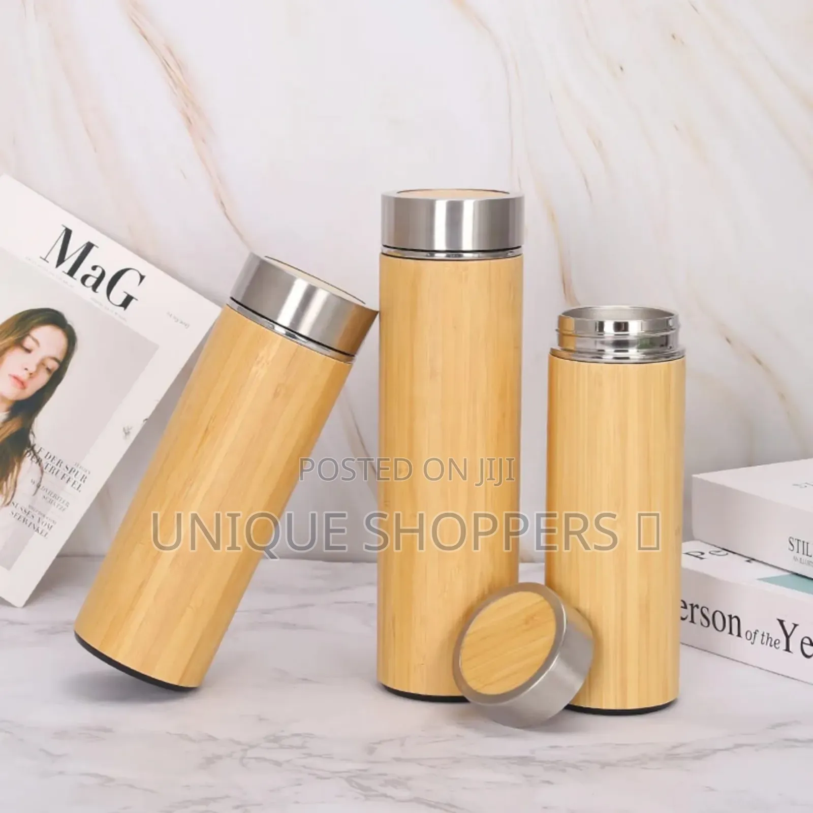 Double Wall Stainless Steel Bamboo Vacuum Flask Now Available: