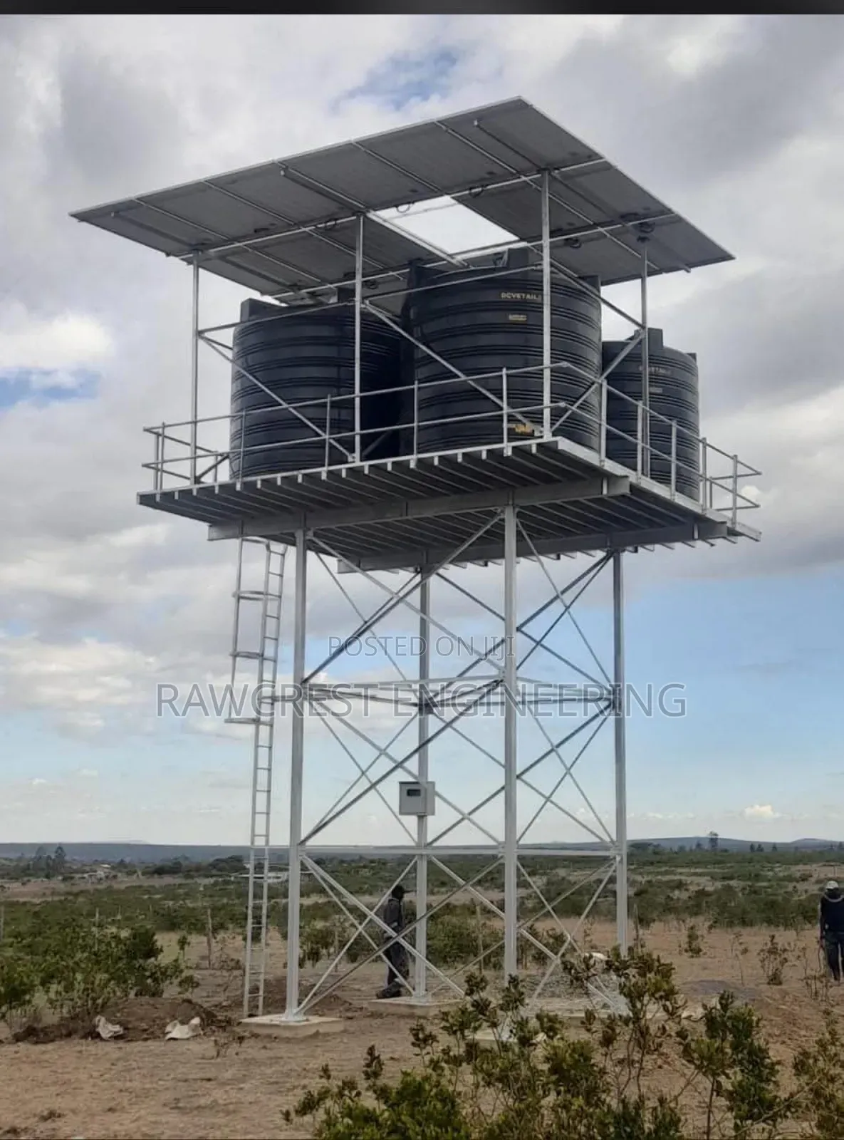 Water Tank Tower Fabrication