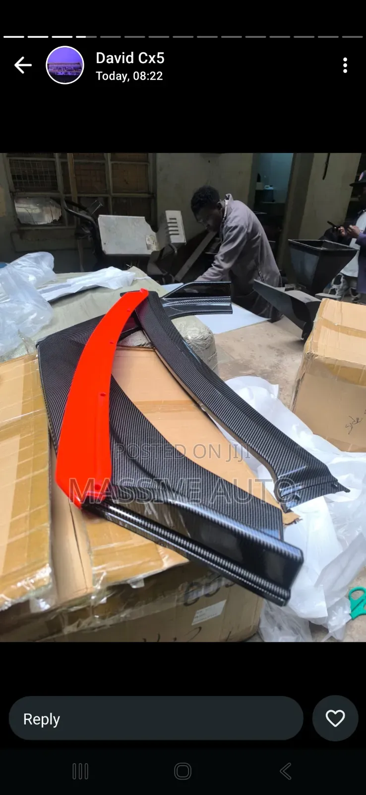 High Quality Carbon Fibre Front Bumper Lip